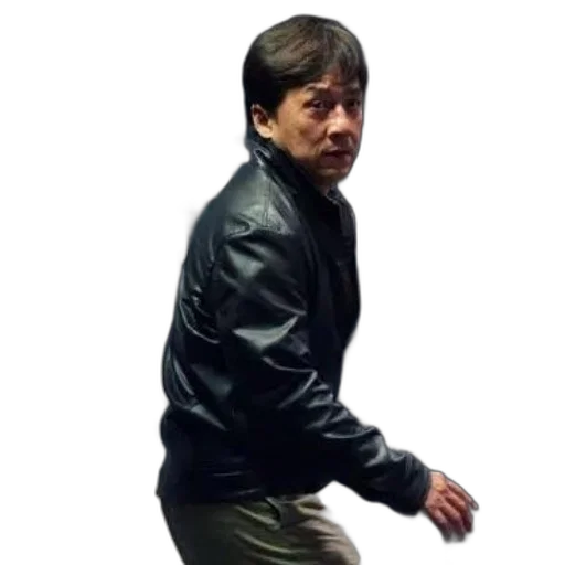jacket, staff, weapon, creature transparent PNG cut-out