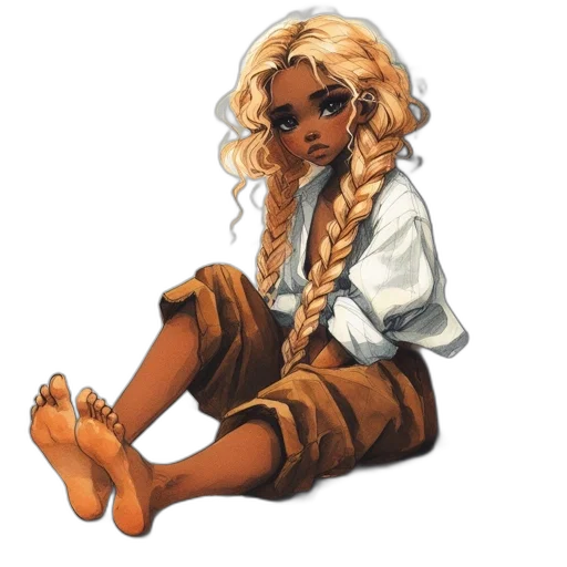 staff, hair, pixel art, concept art transparent PNG cut-out