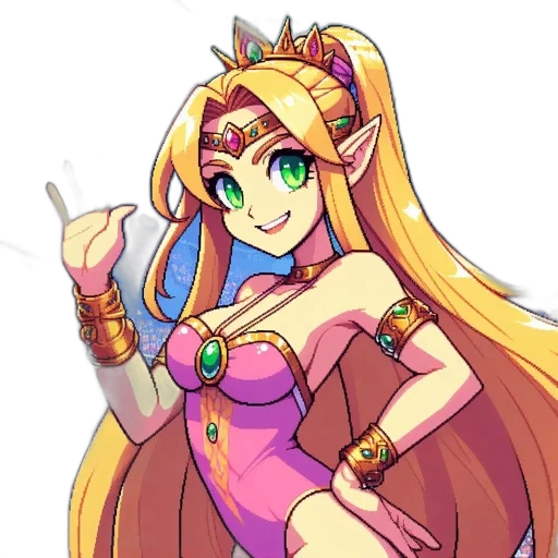 crown, staff, dress, weapon transparent PNG cut-out