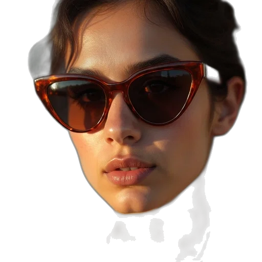 face, mask, crown, hair transparent PNG cut-out