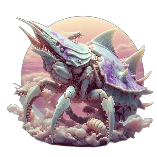 dragon, creature, staff, weapon transparent PNG cut-out