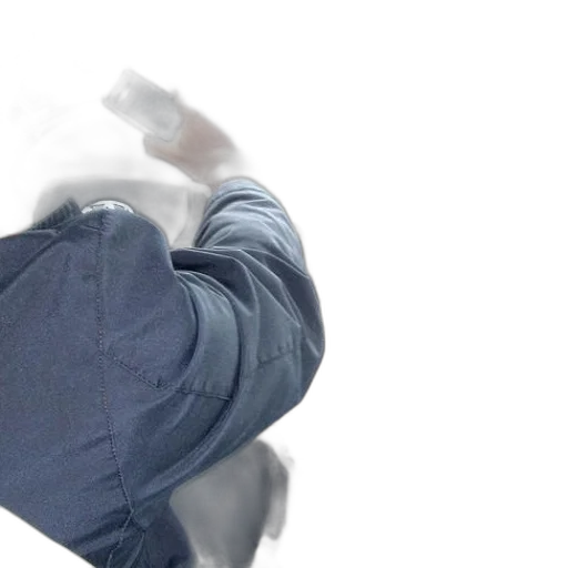 jacket, mask, staff, face transparent PNG cut-out
