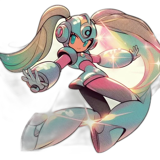 robot, creature, staff, weapon transparent PNG cut-out
