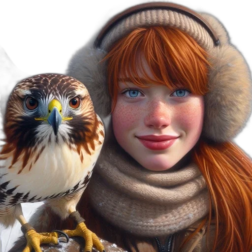 animal, face, photorealistic, fantasy art transparent PNG cut-out