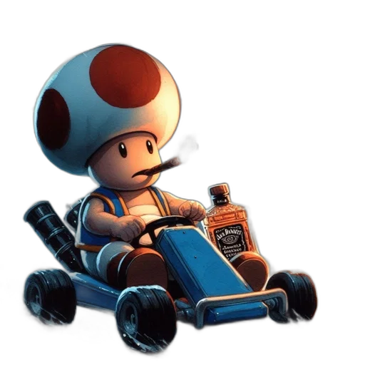 car, robot, concept art, pixel art transparent PNG cut-out