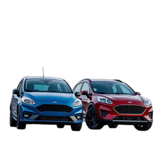 car, two, ford, dealers transparent PNG cut-out