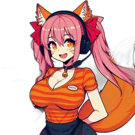 staff, dress, creature, animal transparent PNG cut-out