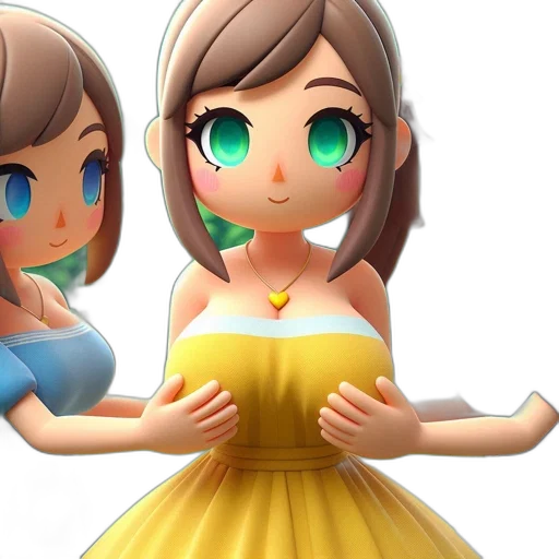 dress, 3d render, concept art, photorealistic transparent PNG cut-out