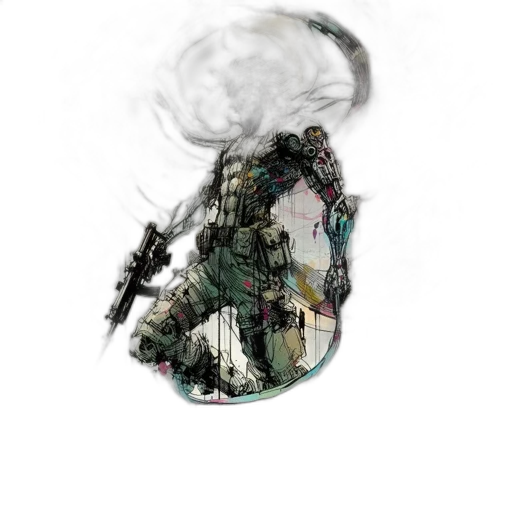 dragon, weapon, mask, robot transparent PNG cut-out