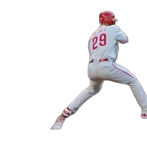 3d render, baseball, player, number transparent PNG cut-out