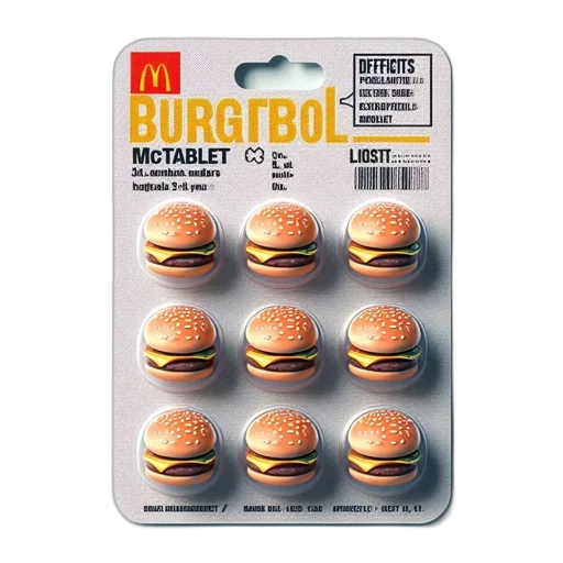 food, 3d render, product, mctablet transparent PNG cut-out