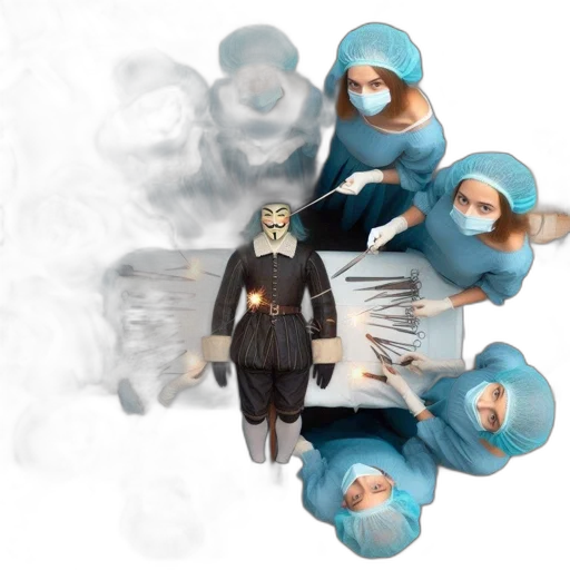 staff, mask, concept art, 3d render transparent PNG cut-out