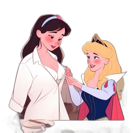 dress, jewelry, staff, cartoon transparent PNG cut-out