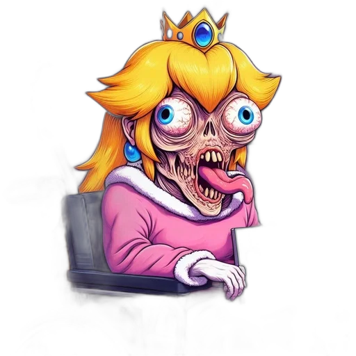crown, creature, face, concept art transparent PNG cut-out