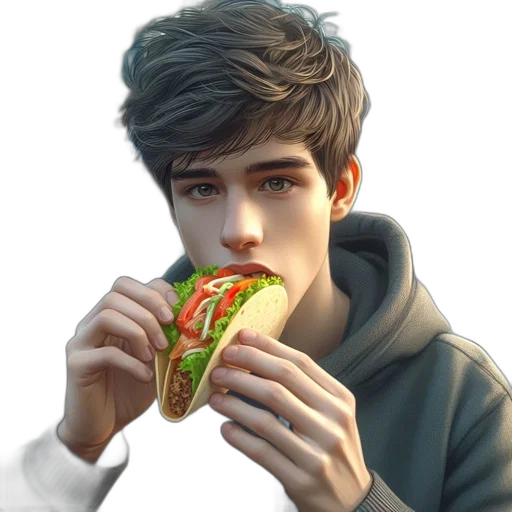 food, face, creature, animal transparent PNG cut-out