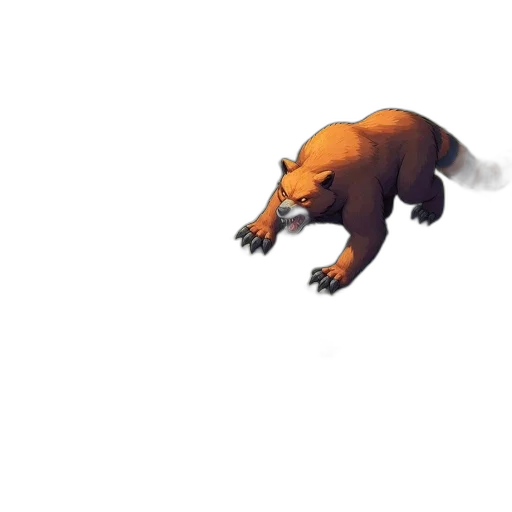 creature, animal, pixel art, concept art transparent PNG cut-out