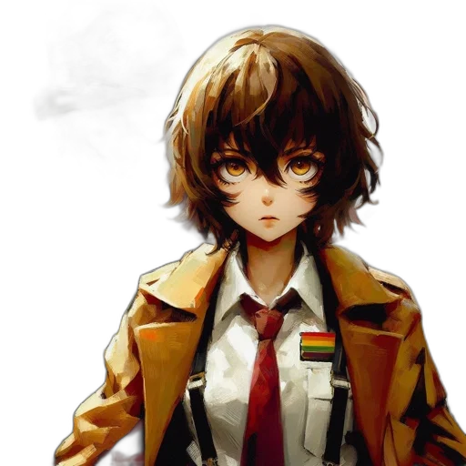 jacket, face, mask, staff transparent PNG cut-out
