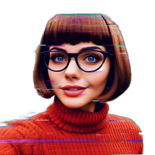 robot, face, hair, dress transparent PNG cut-out