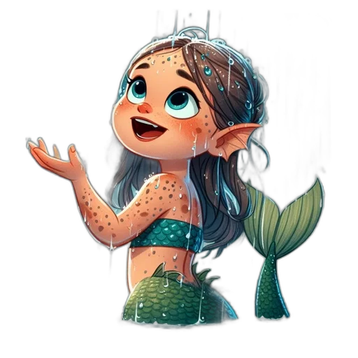creature, concept art, fantasy art, watercolor transparent PNG cut-out