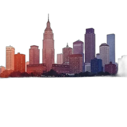 building, concept art, photorealistic, pixel art transparent PNG cut-out