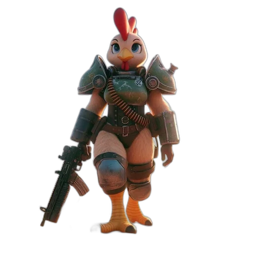 weapon, robot, animal, creature transparent PNG cut-out