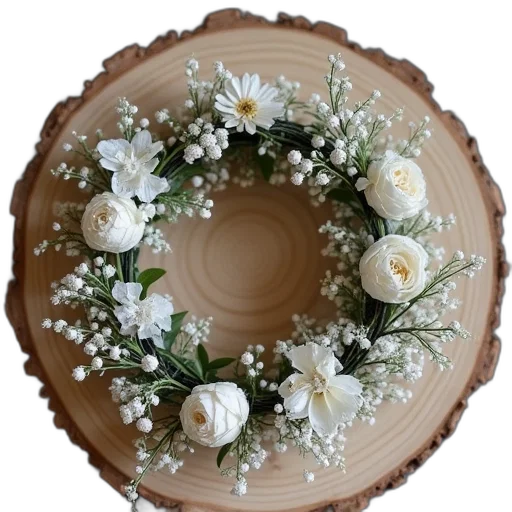crown, jewelry, flower, earth tones transparent PNG cut-out
