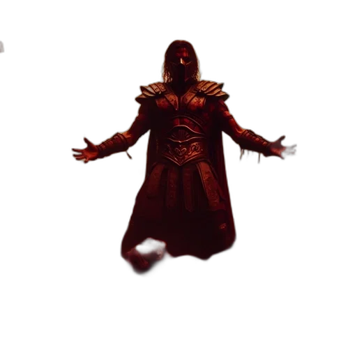mask, creature, staff, jacket transparent PNG cut-out