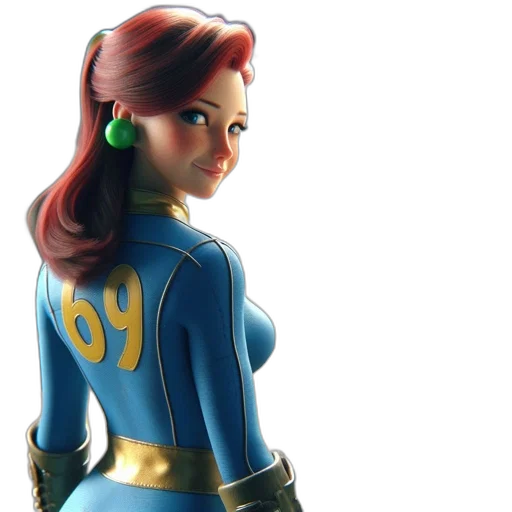 3d render, concept art, comic book art, fantasy art transparent PNG cut-out