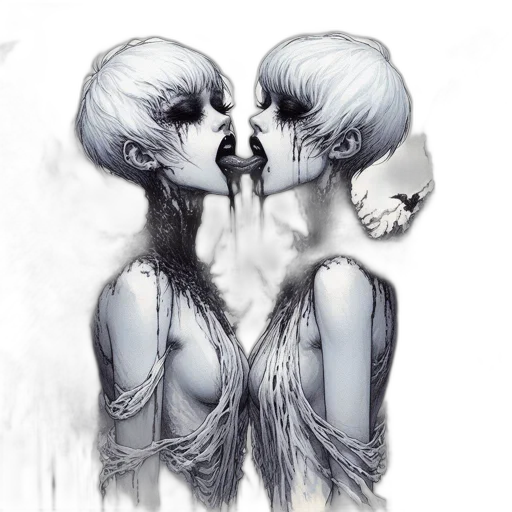 mask, concept art, fantasy art, pencil sketch transparent PNG cut-out