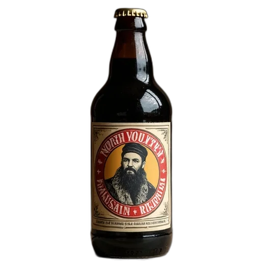 bottle, north, coast, barrel-aged transparent PNG cut-out