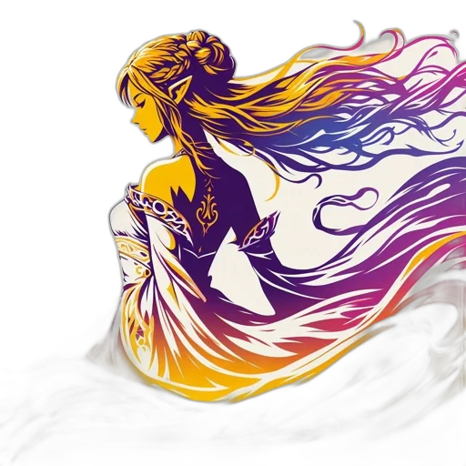 dress, fantasy art, concept art, pixel art transparent PNG cut-out