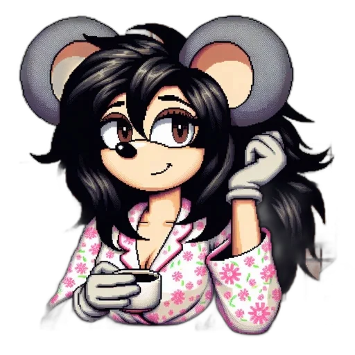 staff, animal, cartoon, anime transparent PNG cut-out
