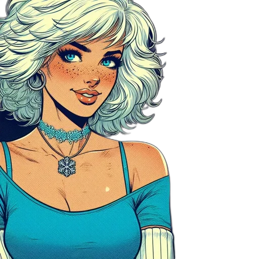 comic book art, fantasy art, concept art, cartoon transparent PNG cut-out