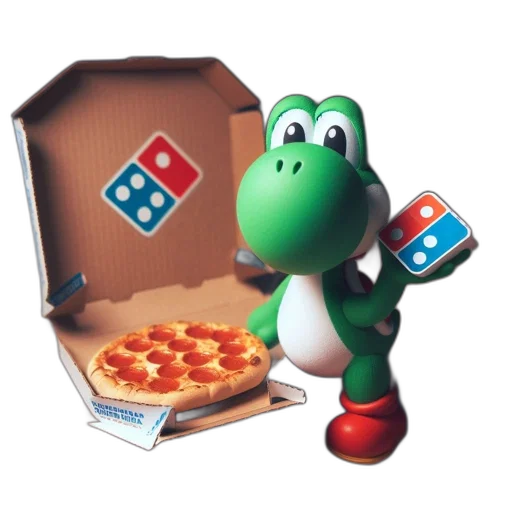 food, animal, robot, 3d render transparent PNG cut-out