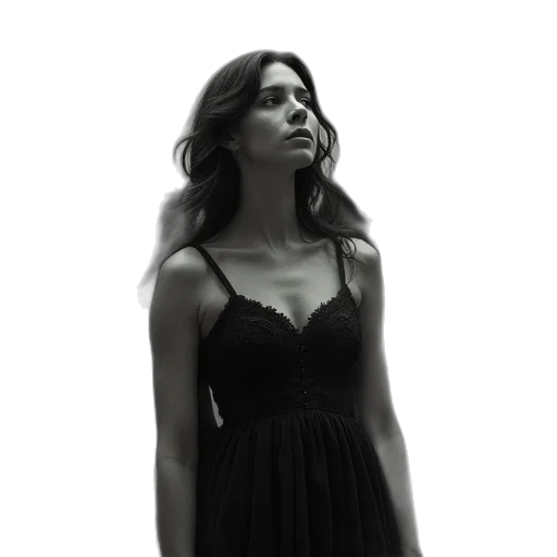 dress, jewelry, face, crown transparent PNG cut-out