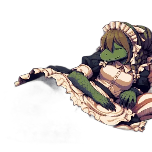 mask, dress, concept art, pixel art transparent PNG cut-out