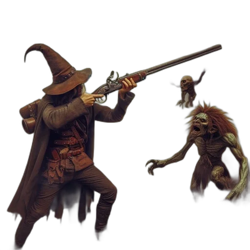 staff, creature, weapon, concept art transparent PNG cut-out