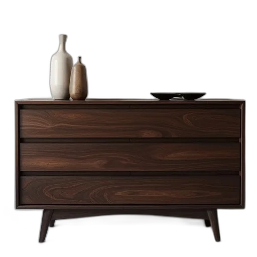 furniture, 3d render, earth tones, dark transparent PNG cut-out