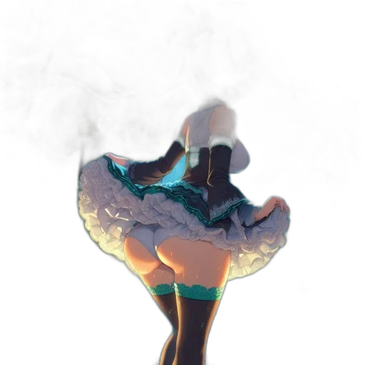 staff, umbrella, hat, shoes transparent PNG cut-out