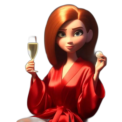 dress, jewelry, concept art, 3d render transparent PNG cut-out
