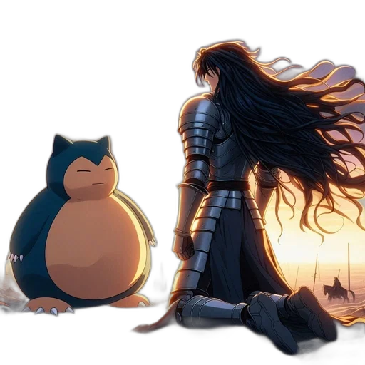 concept art, comic book art, fantasy art, anime transparent PNG cut-out