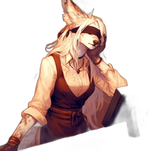 staff, mask, dress, dragon transparent PNG cut-out