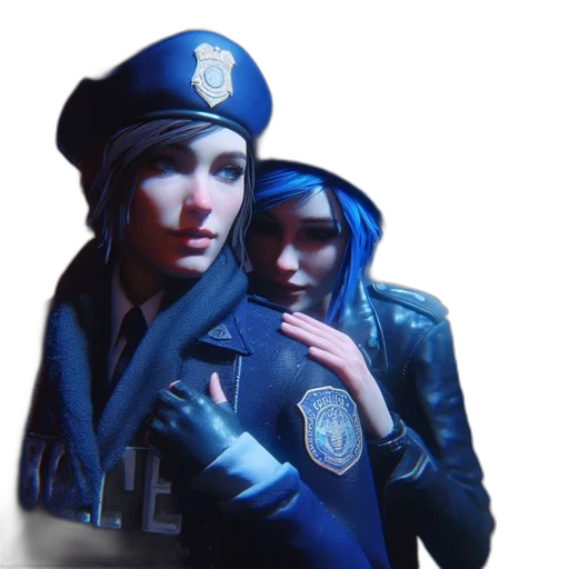jacket, staff, weapon, 3d render transparent PNG cut-out