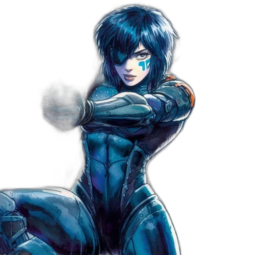 comic book art, concept art, anime, fantasy art transparent PNG cut-out