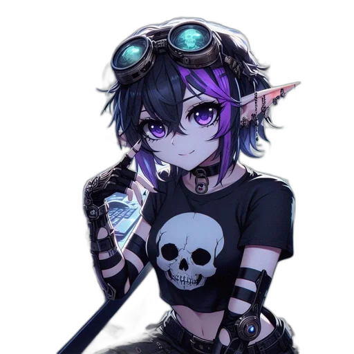 staff, weapon, mask, anime transparent PNG cut-out