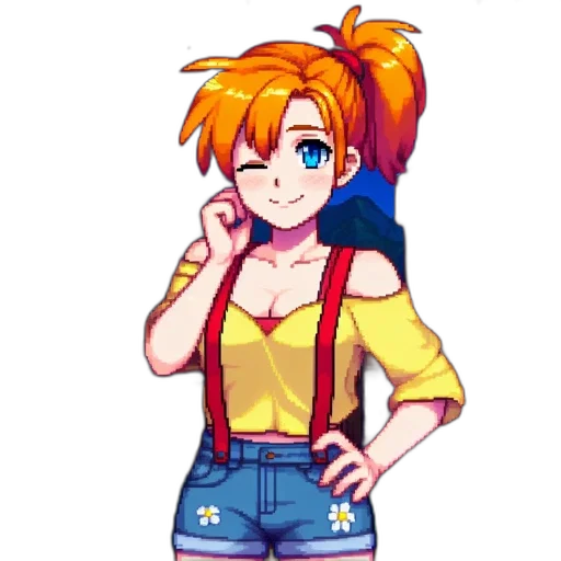 jacket, staff, dress, pixel art transparent PNG cut-out