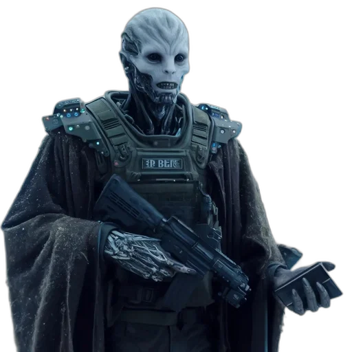 staff, mask, robot, concept art transparent PNG cut-out
