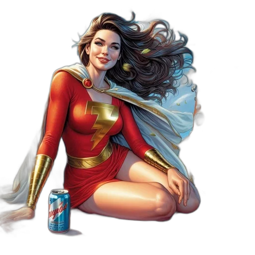 comic book art, concept art, fantasy art, woman transparent PNG cut-out