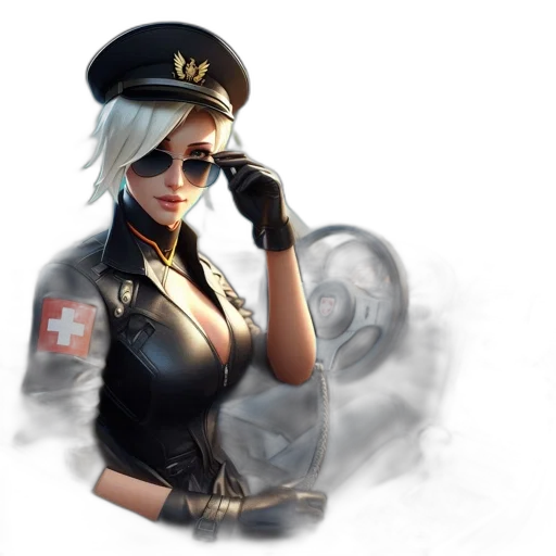staff, weapon, jacket, hat transparent PNG cut-out