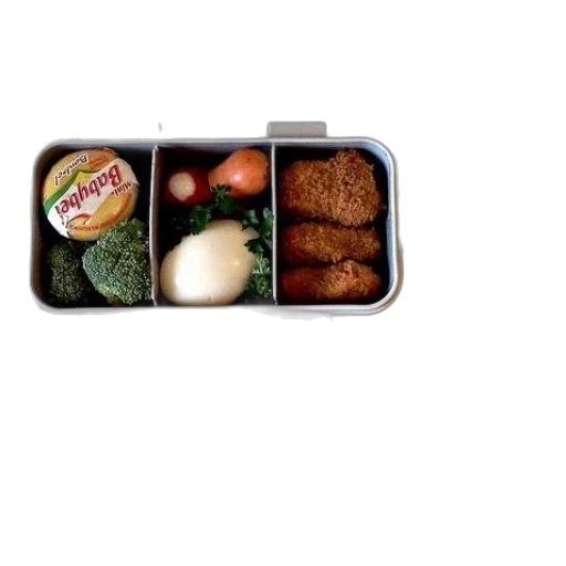 food, bento, box, broccoli transparent PNG cut-out